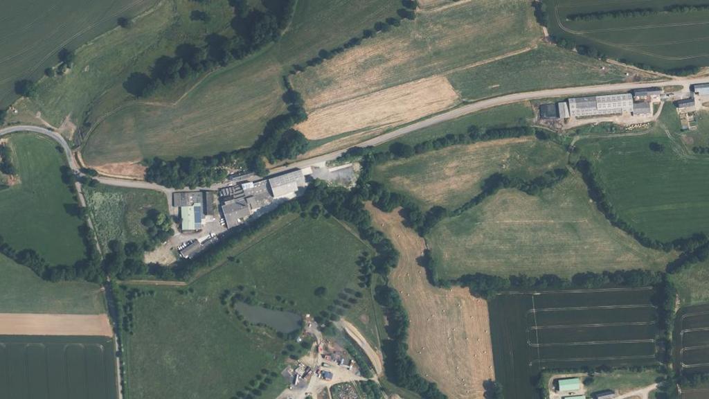 Vue aérienne de Affluent l'Allière
