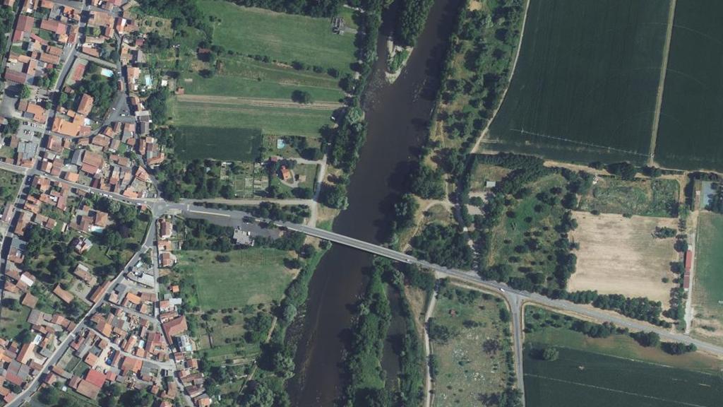 Vue aérienne de Allier à Joze
