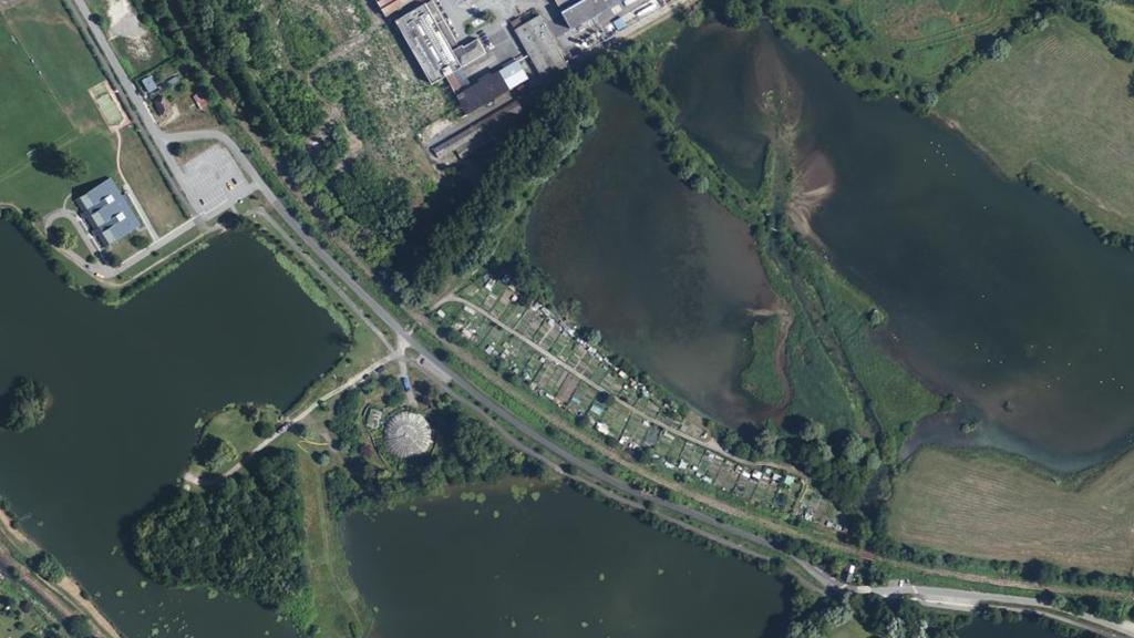 Vue aérienne de Ancienne ballastière (Seine-Maritime)