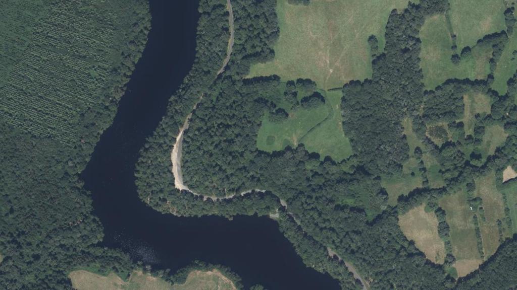 Vue aérienne de Barrage des Combes
