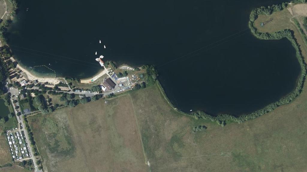 Vue aérienne de Base de loisirs (Seine-Maritime)