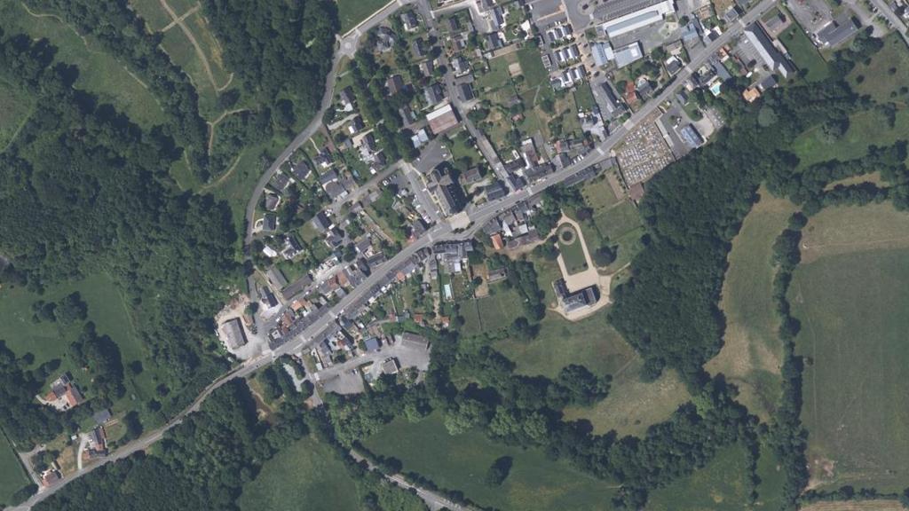 Vue aérienne de Beaufreton Sébastien