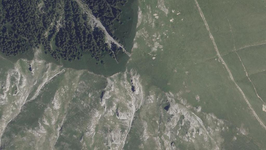 Vue aérienne des environs de La Bollène-Vésubie