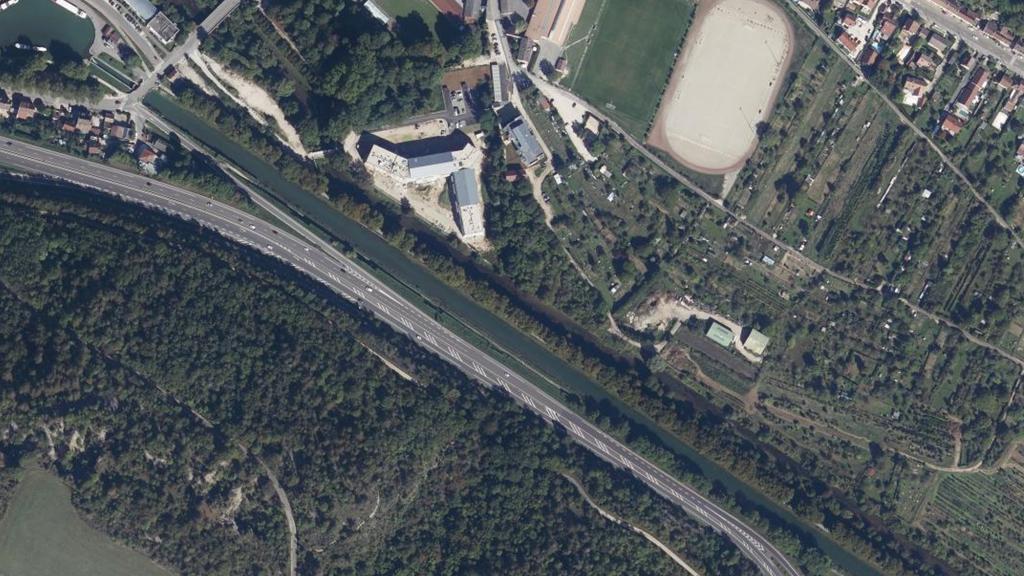 Vue aérienne de Bief du Moulin