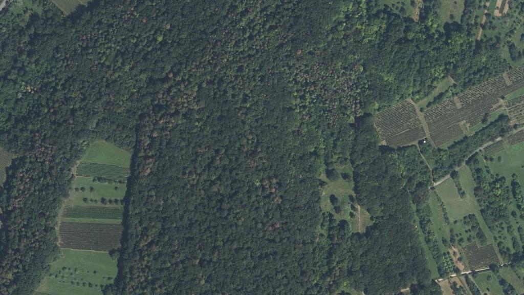 Vue aérienne des environs de Rosheim