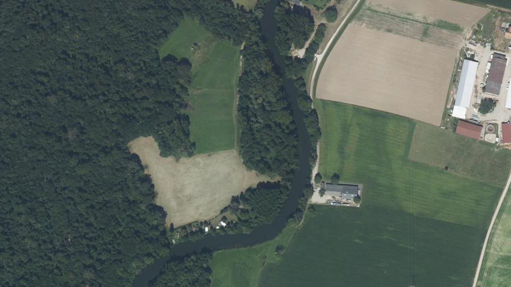 Vue aérienne des environs de Eschau