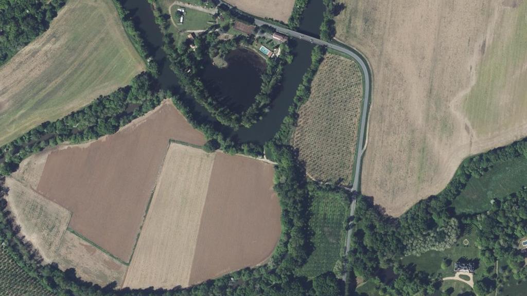 Cale du pont de Fournil sur la rivière Isle