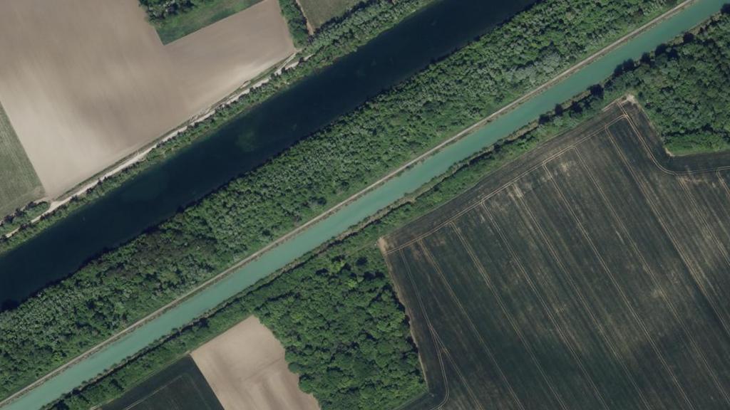 Vue aérienne des environs de Nogent-sur-Seine