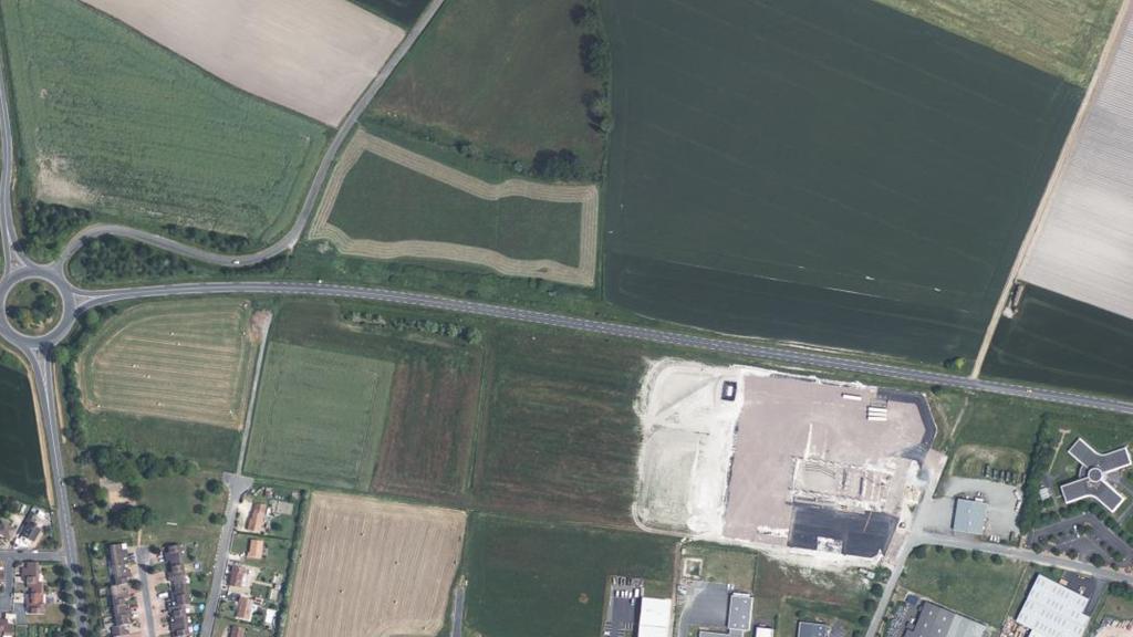 Vue aérienne de Canal de la Dive