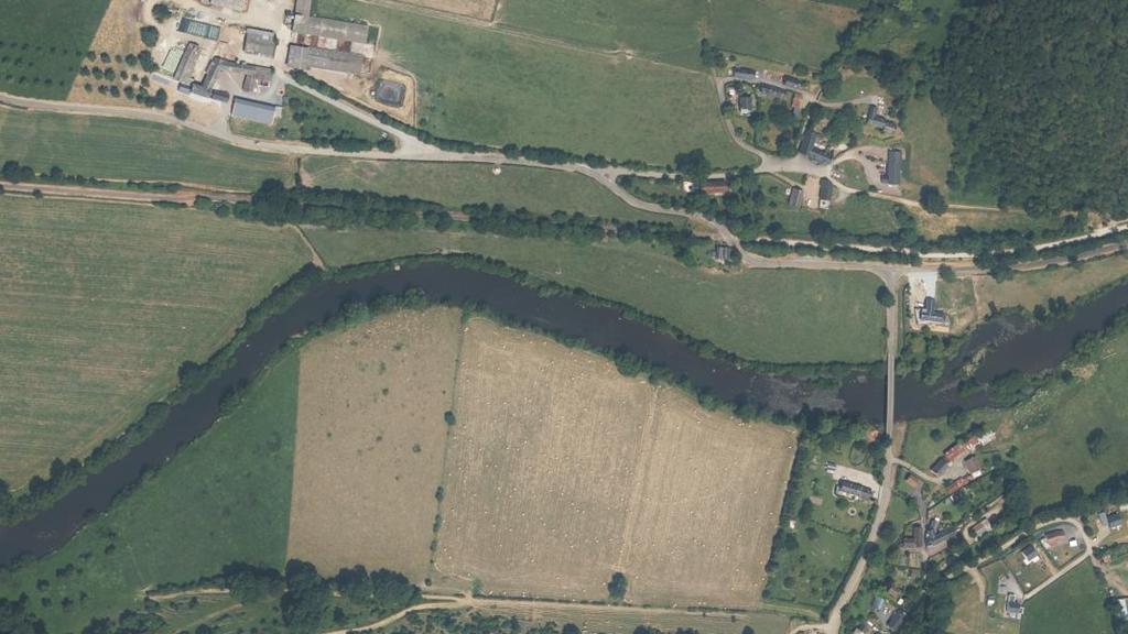 Vue aérienne de Cantepie