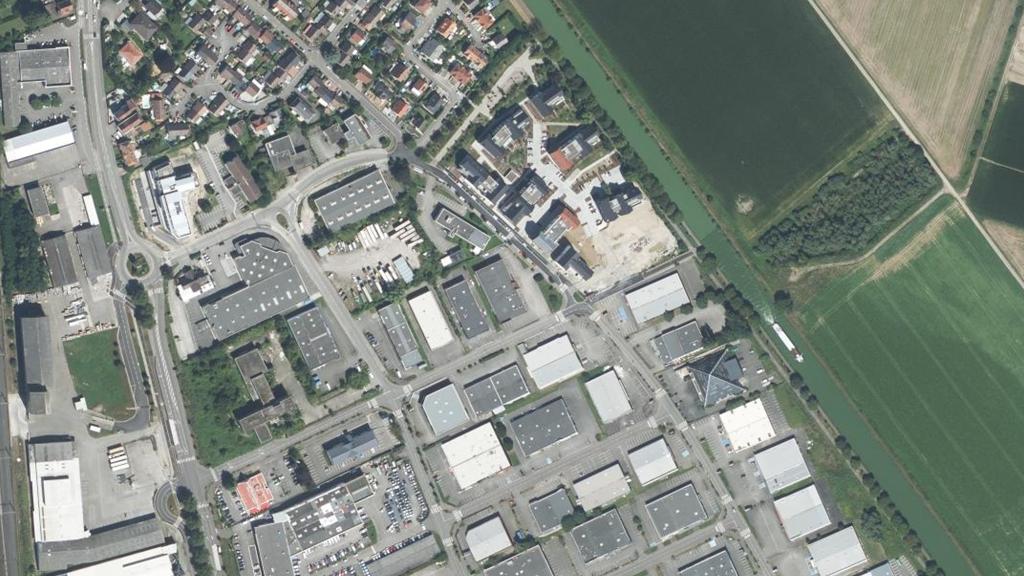 Vue aérienne des environs de Vendenheim