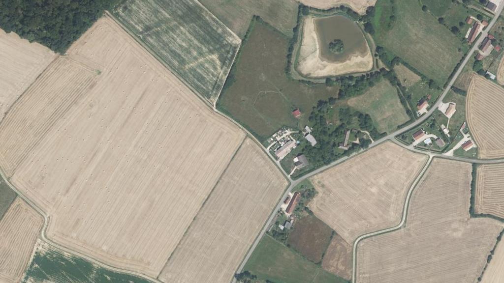Vue aérienne des environs de Simard