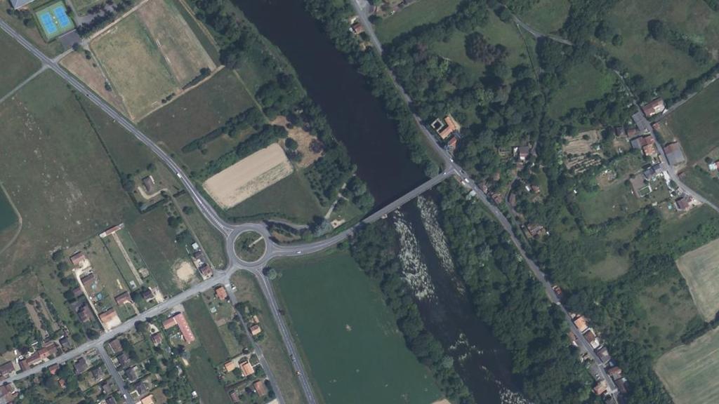 Vue aérienne de Civaux