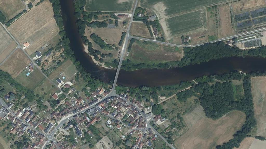 Vue aérienne de Creuse (Chatellerault)