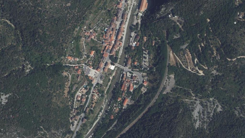 Vue aérienne de De Fontan