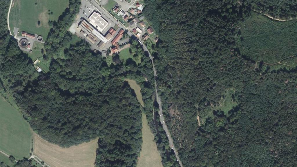 Vue aérienne des environs de Lauw