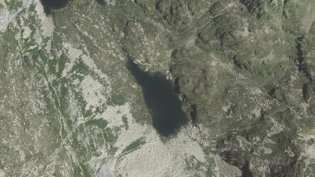 Vue aérienne des environs de Bethmale