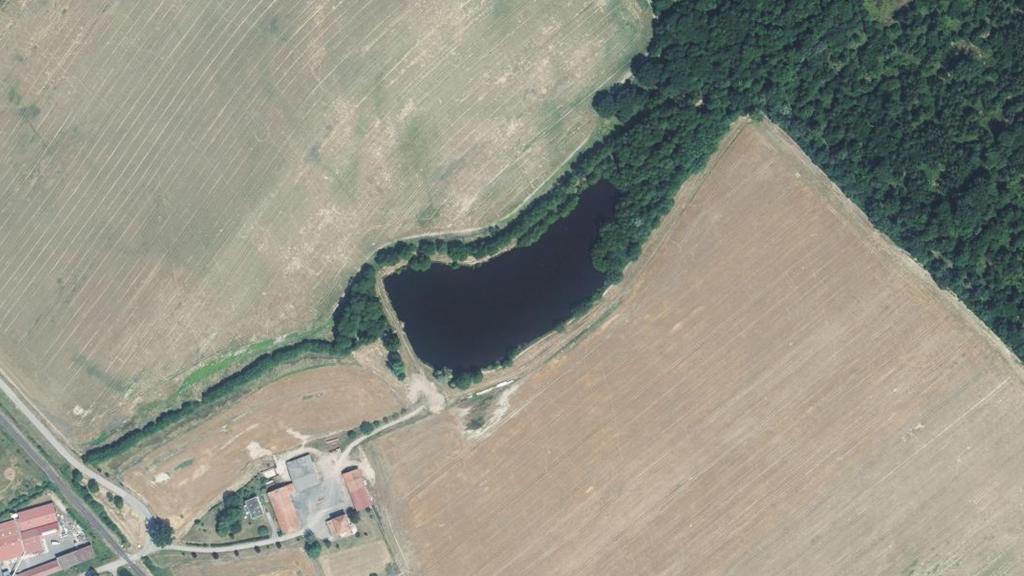 Vue aérienne de Étang Béhut