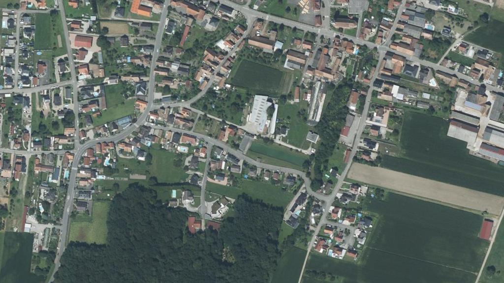 Vue aérienne des environs de Bindernheim