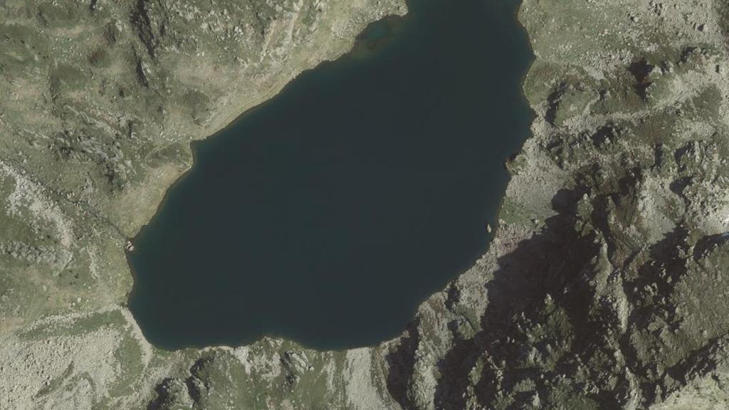 Vue aérienne des environs de Gestiès