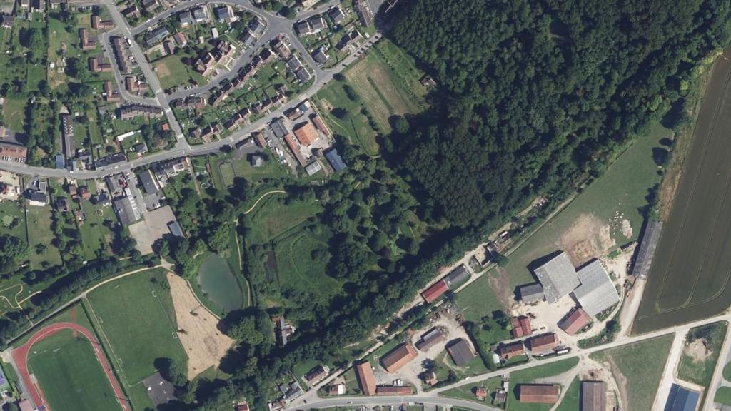 Vue aérienne de Étang Boitel