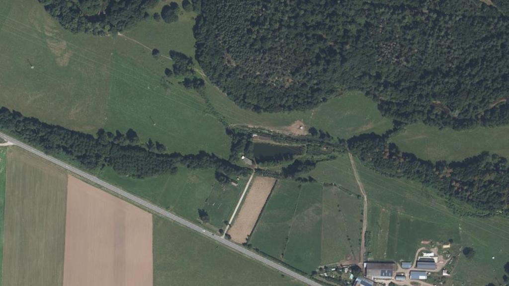 Vue aérienne des environs de Châtenois