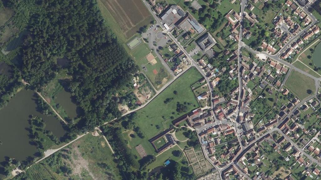Vue aérienne des environs de Nointel