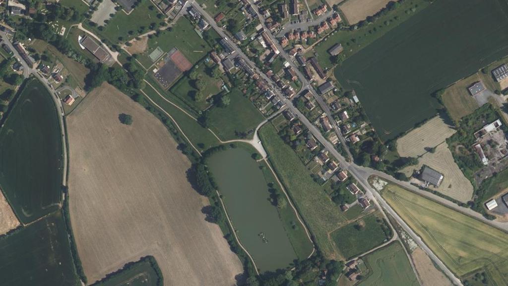 Vue aérienne des environs de Ceton