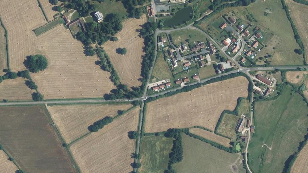 Vue aérienne de Étang d'Aubigny (Aubigny)