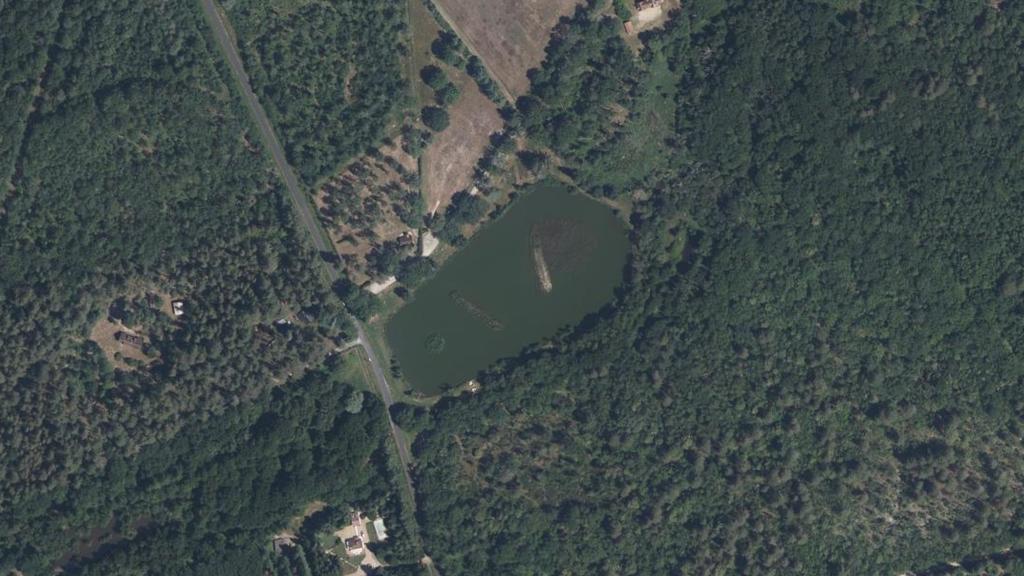 Vue aérienne de Étang de Bourdaloue