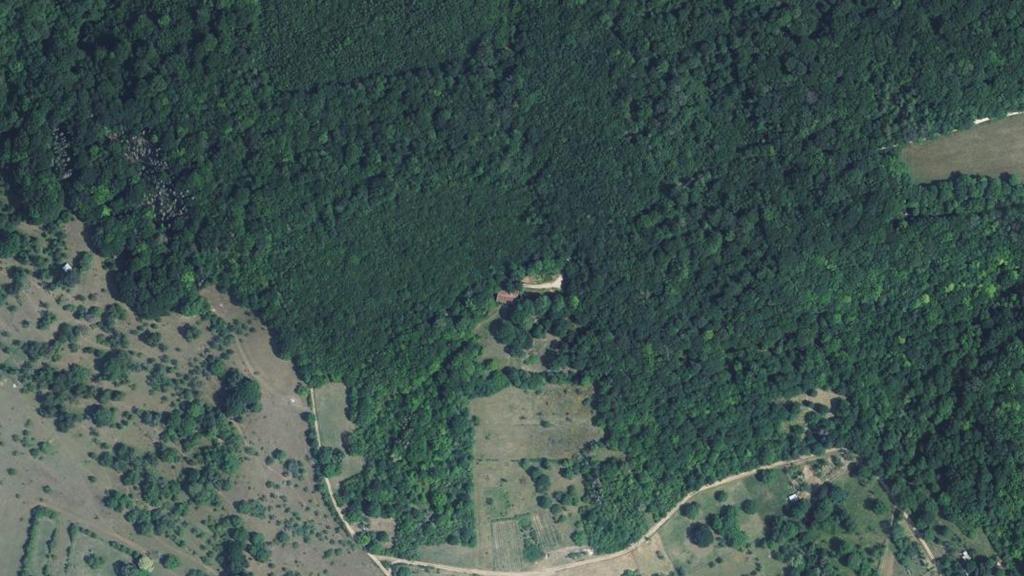 Vue aérienne des environs de Chaligny