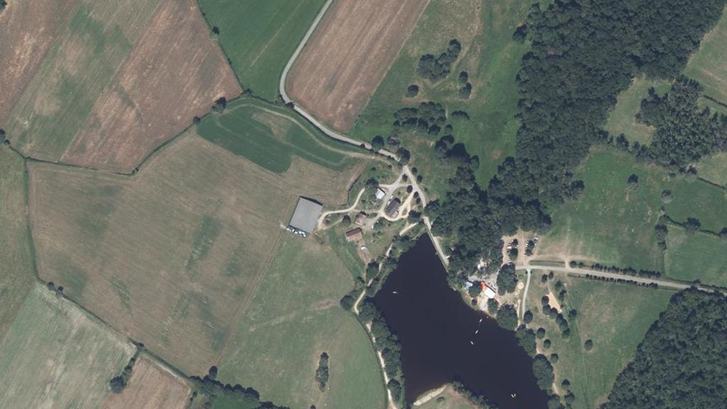 Vue aérienne de Étang de Chaux