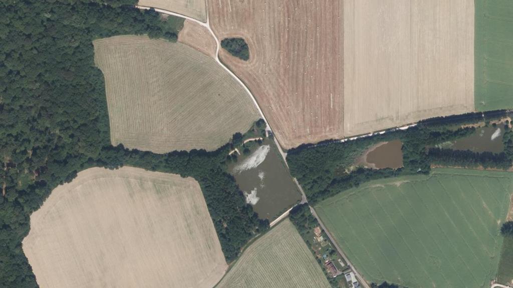 Vue aérienne de Étang de Frais