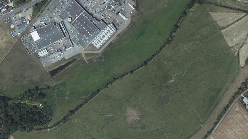Vue aérienne de Étang de France (Eure)