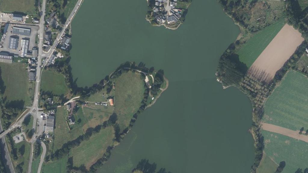 Vue aérienne des environs de Romillé