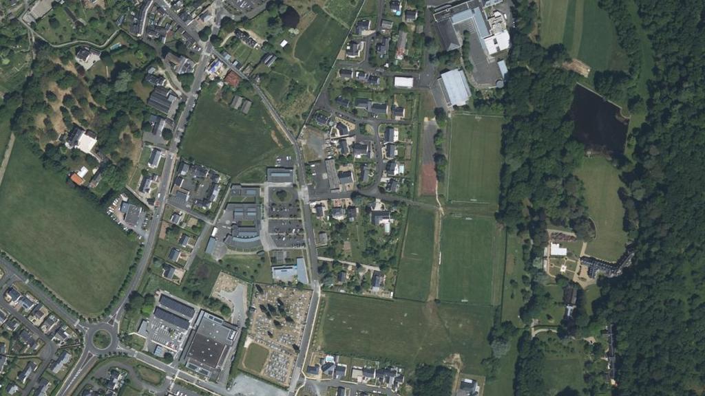 Vue aérienne de Étang de Joreau
