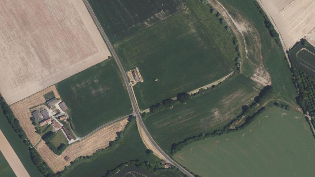Vue aérienne des environs de Belforêt-en-Perche