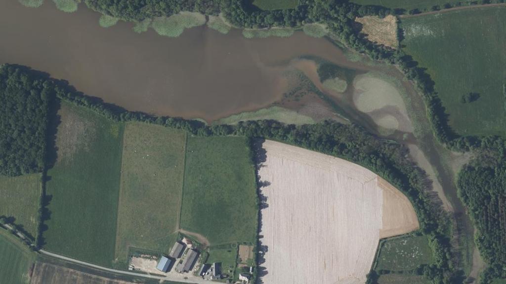 Vue aérienne de Étang de la Hunaudière