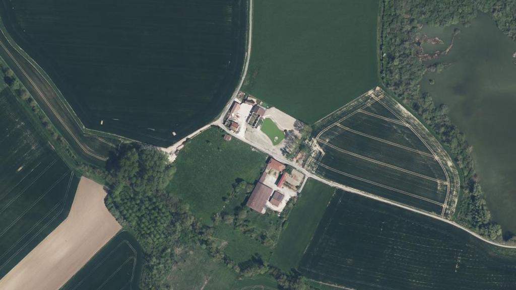 Vue aérienne des environs de Remicourt
