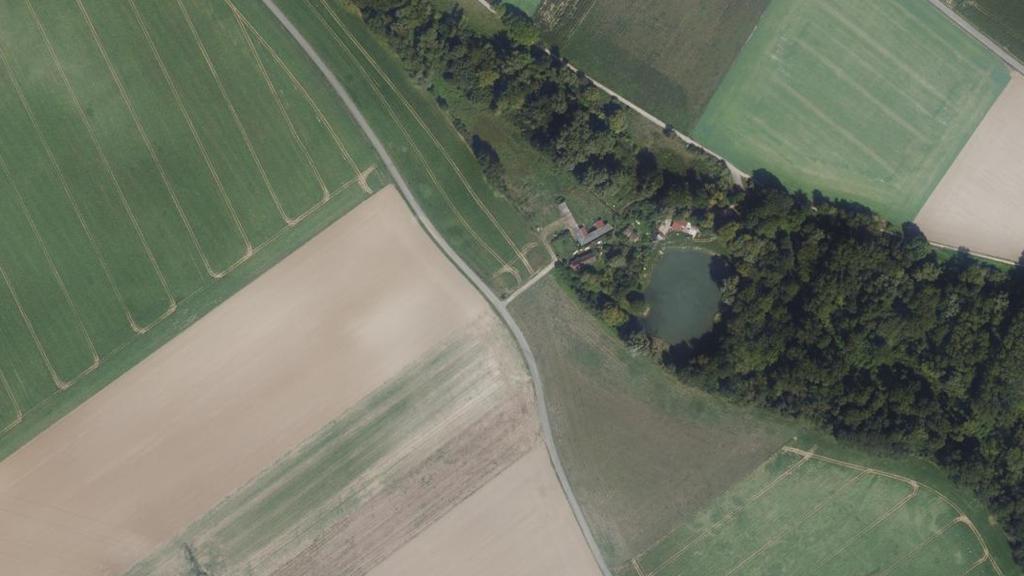 Vue aérienne de Étang de la Maraichère