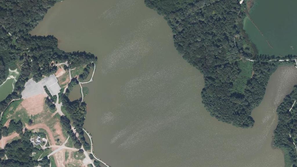 Vue aérienne de Étang de la Véronne