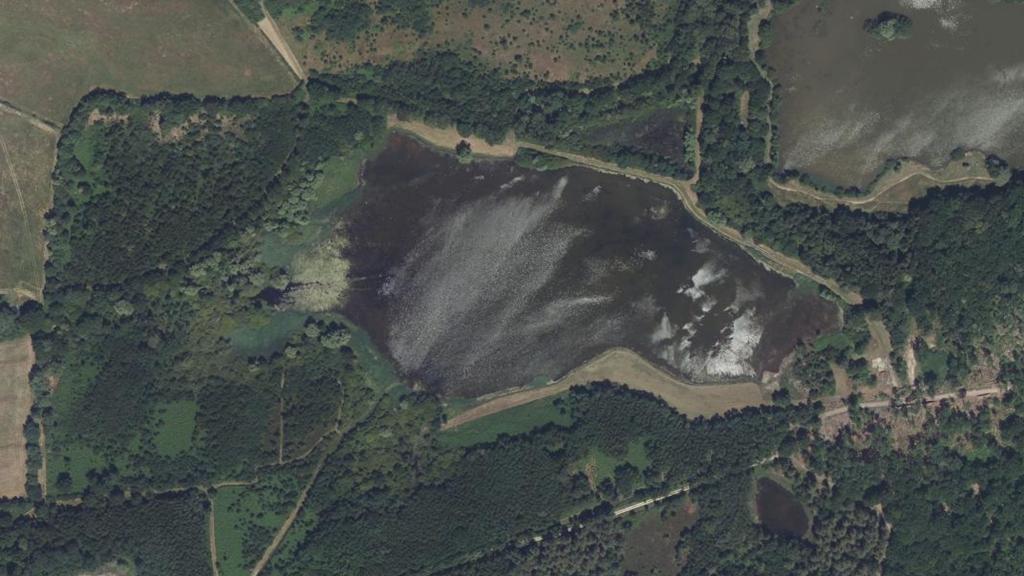 Vue aérienne de Étang de la Vienne