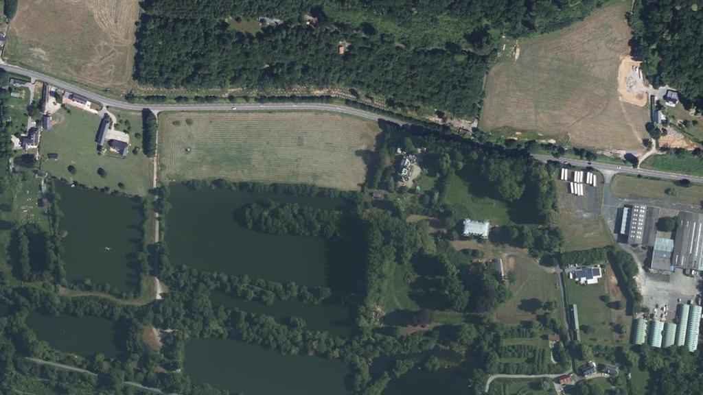 Vue aérienne de Étang de l'Epinay