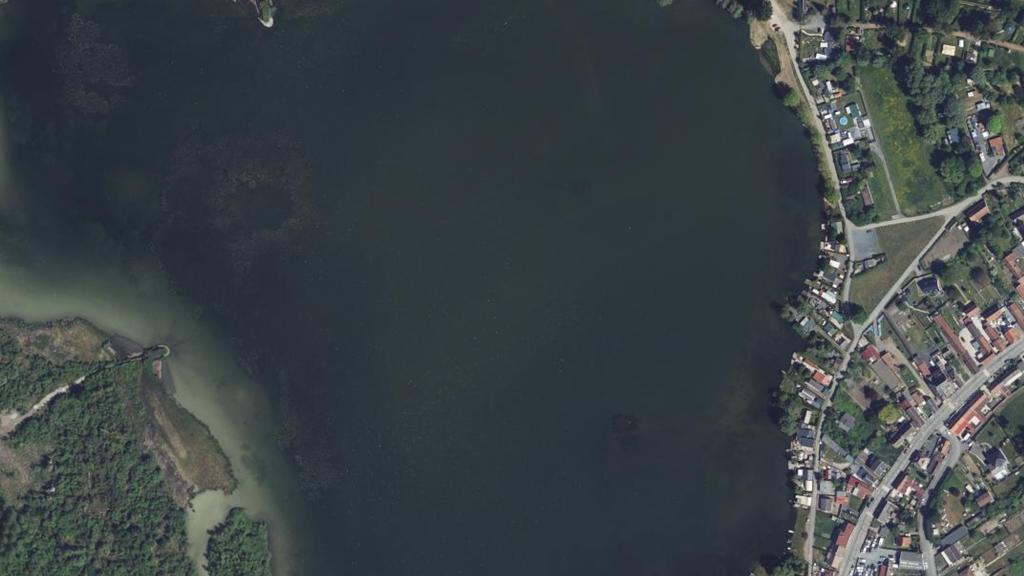 Vue aérienne de Étang de l'Hirondelle Ou Marais du Grand Clair