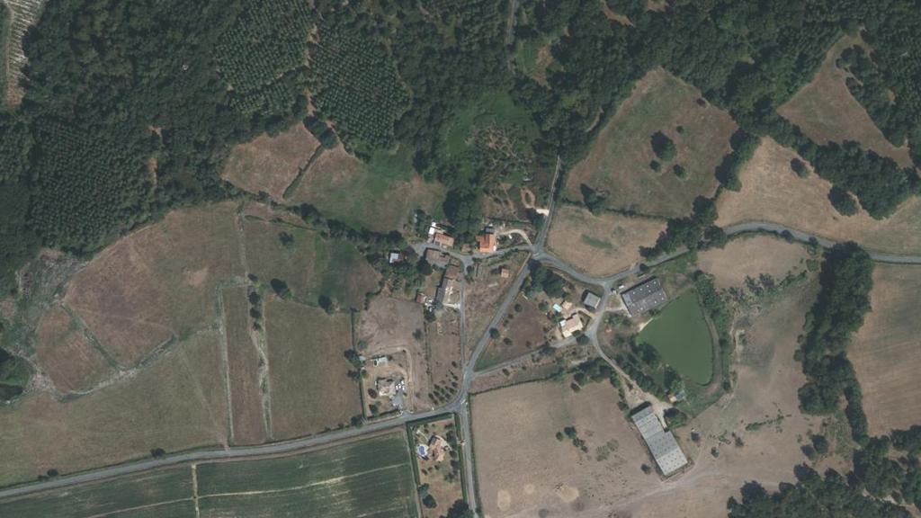 Vue aérienne de Étang de magrignac