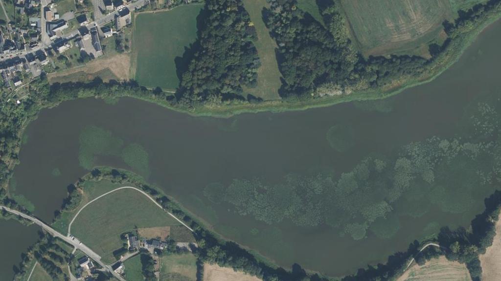 Vue aérienne des environs de Marcillé-Robert