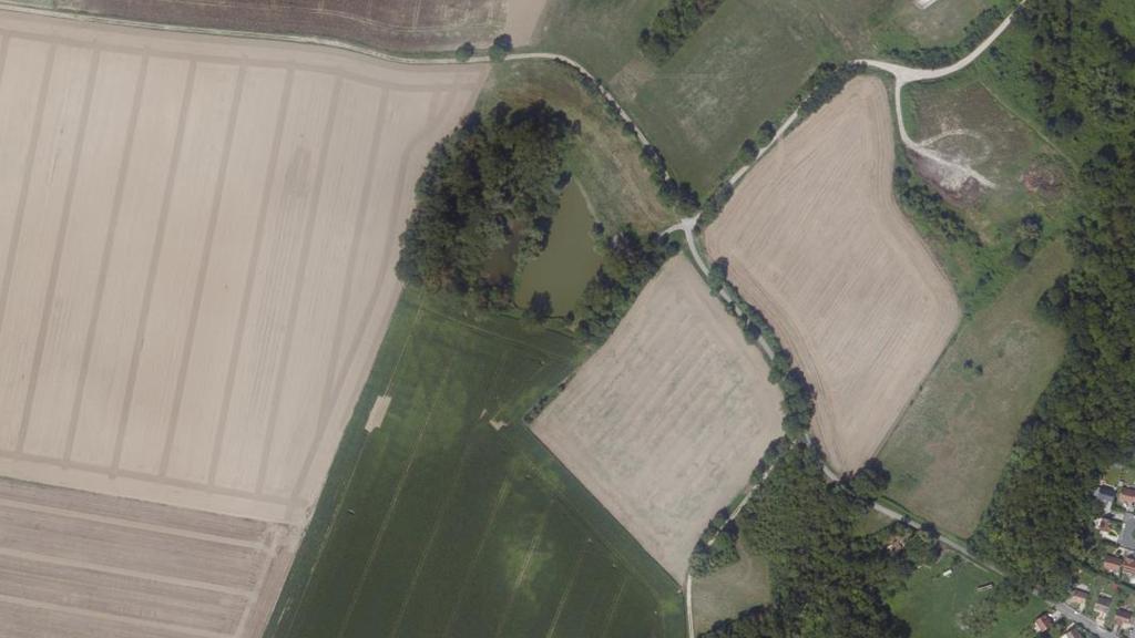 Vue aérienne de Étang de Monthyon (0,45ha)