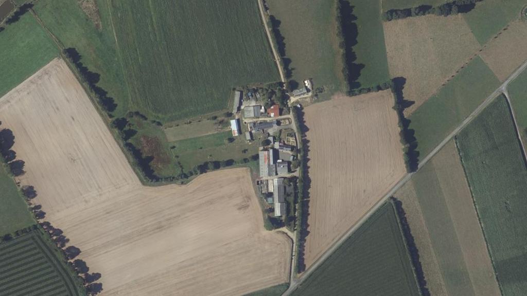 Vue aérienne des environs de Le Teilleul