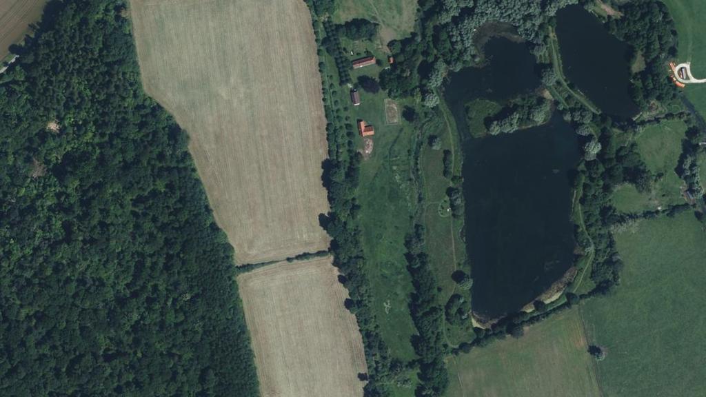 Vue aérienne des environs de Muchedent