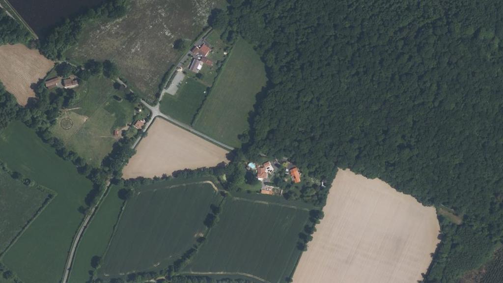 Vue aérienne de Étang de Péronne